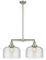 Franklin Restoration Two Light Island Pendant in Brushed Satin Nickel (405|209-SN-G74-L)