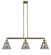 Franklin Restoration LED Island Pendant in Antique Brass (405|213-AB-G43-LED)