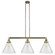 Franklin Restoration LED Island Pendant in Antique Brass (405|213-AB-G44-L)