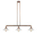 Franklin Restoration Three Light Island Pendant in Antique Copper (405|213-AC-G1)