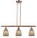 Franklin Restoration Three Light Island Pendant in Antique Copper (405|213-AC-G146)