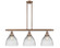 Franklin Restoration Three Light Island Pendant in Antique Copper (405|213-AC-G222)