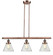 Franklin Restoration Three Light Island Pendant in Antique Copper (405|213-AC-G42)