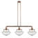 Franklin Restoration Three Light Island Pendant in Antique Copper (405|213-AC-G544)