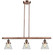 Franklin Restoration Three Light Island Pendant in Antique Copper (405|213-AC-G62)
