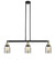 Franklin Restoration Three Light Island Pendant in Black Antique Brass (405|213-BAB-G58)