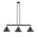 Franklin Restoration Three Light Island Pendant in Black Antique Brass (405|213-BAB-M10-BK)