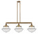 Franklin Restoration LED Island Pendant in Brushed Brass (405|213-BB-G542-LED)