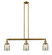 Franklin Restoration LED Island Pendant in Brushed Brass (405|213-BB-G58-LED)