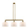 Franklin Restoration LED Island Pendant in Brushed Brass (405|213-BB-G71-L-LED)