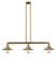 Franklin Restoration Three Light Island Pendant in Brushed Brass (405|213-BB-M4)