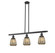 Franklin Restoration LED Island Pendant in Matte Black (405|213-BK-G146-LED)