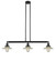 Franklin Restoration Three Light Island Pendant in Matte Black (405|213-BK-G2)