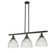 Franklin Restoration LED Island Pendant in Matte Black (405|213-BK-G222-LED)