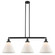 Franklin Restoration LED Island Pendant in Matte Black (405|213-BK-G41-L-LED)