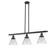 Franklin Restoration LED Island Pendant in Matte Black (405|213-BK-G42-LED)