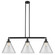 Franklin Restoration LED Island Pendant in Matte Black (405|213-BK-G42-L-LED)