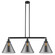 Franklin Restoration LED Island Pendant in Matte Black (405|213-BK-G43-L-LED)