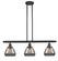 Franklin Restoration Three Light Island Pendant in Oil Rubbed Bronze (405|213-OB-G173)