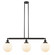 Franklin Restoration Three Light Island Pendant in Oil Rubbed Bronze (405|213-OB-G201-8)