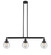 Franklin Restoration Three Light Island Pendant in Oil Rubbed Bronze (405|213-OB-G204-6)
