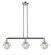 Franklin Restoration Three Light Island Pendant in Polished Chrome (405|213-PC-G532)