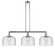 Franklin Restoration Three Light Island Pendant in Polished Chrome (405|213-PC-G74-L)