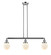 Franklin Restoration Three Light Island Pendant in Polished Nickel (405|213-PN-G201-6)