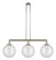 Franklin Restoration LED Island Pendant in Polished Nickel (405|213-PN-G202-12-LED)