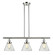 Franklin Restoration Three Light Island Pendant in Polished Nickel (405|213-PN-G42)