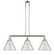 Franklin Restoration Three Light Island Pendant in Polished Nickel (405|213-PN-G42-L)