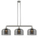 Franklin Restoration Three Light Island Pendant in Brushed Satin Nickel (405|213-SN-G73-L)