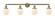 Franklin Restoration Four Light Bath Vanity in Antique Brass (405|215-AB-G201-6)