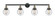 Franklin Restoration Four Light Bath Vanity in Black Antique Brass (405|215-BAB-G204-6)