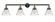 Franklin Restoration Four Light Bath Vanity in Black Antique Brass (405|215-BAB-G42)