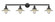 Franklin Restoration Four Light Bath Vanity in Oil Rubbed Bronze (405|215-OB-G2)