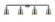 Franklin Restoration Four Light Bath Vanity in Polished Chrome (405|215-PC-M9-PC)