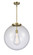 Essex One Light Pendant in Antique Brass (405|221-1S-AB-G202-18)