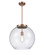 Essex LED Pendant in Antique Copper (405|221-1S-AC-G124-16-LED)