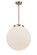 Essex LED Pendant in Antique Copper (405|221-1S-AC-G201-16-LED)