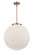 Essex LED Pendant in Antique Copper (405|221-1S-AC-G201-18-LED)