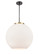 Ballston One Light Pendant in Black Antique Brass (405|221-1S-BAB-G121-18)