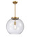 Essex One Light Pendant in Brushed Brass (405|221-1S-BB-G124-16)