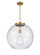 Essex One Light Pendant in Brushed Brass (405|221-1S-BB-G124-18)