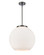 Essex LED Pendant in Matte Black (405|221-1S-BK-G121-16-LED)