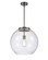 Essex One Light Pendant in Matte Black (405|221-1S-BK-G122-16)