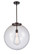 Franklin Restoration LED Pendant in Oil Rubbed Bronze (405|221-1S-OB-G202-18-LED)