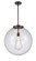 Essex LED Pendant in Oil Rubbed Bronze (405|221-1S-OB-G202-18-LED)