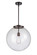 Franklin Restoration One Light Pendant in Oil Rubbed Bronze (405|221-1S-OB-G204-16)