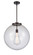 Franklin Restoration One Light Pendant in Oil Rubbed Bronze (405|221-1S-OB-G204-18)